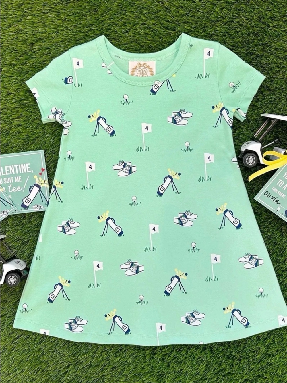 The Beaufort Bonnet Company Polly Play Golf Green Dress Size 8